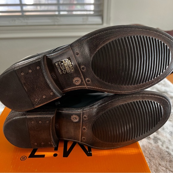 NIB Miz Mooz Louise Slouch-style Ankle Boots in Ocean Blue sz 6 - Picture 10 of 15